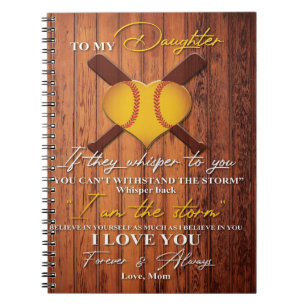 To My Daughter   Cute To My Daughter Gift Notebook