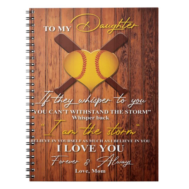To My Daughter | Cute To My Daughter Gift Notebook (Front)