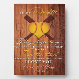 To My Daughter   Cute To My Daughter Gift Plaque