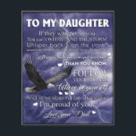 To My Daughter, Daughter Birthday Gift, Baby Girl Flyer<br><div class="desc">To My Daughter,  Daughter Birthday Gift,  Baby Girl</div>