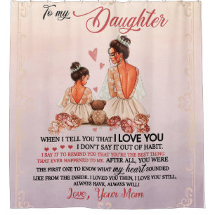 To My Daughter Gift, Daughter And Mom, Love Letter