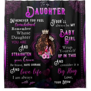 To My Daughter Gift, Love Letter Daughter And Mom