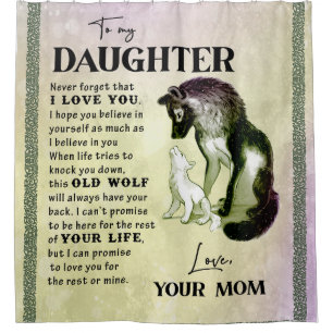 To My Daughter Gift, Love Letter Daughter And Mom