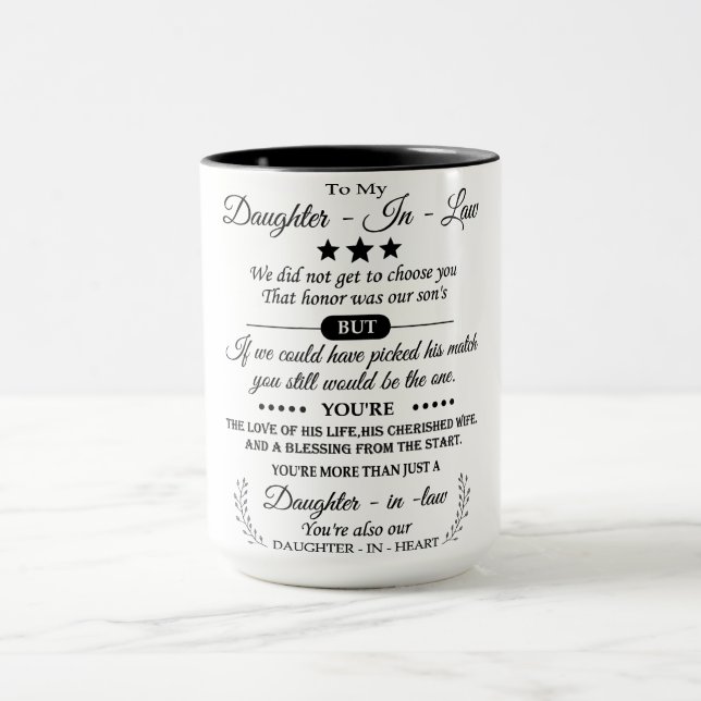 To My Daughter-In-law Mug  (Center)
