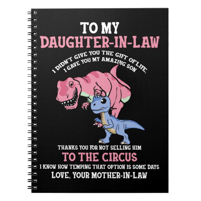 To My Daughter-in-law Notebook (Front)