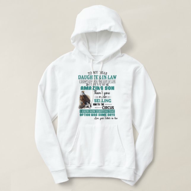 To my dear daughter in law shirt (Design Front)