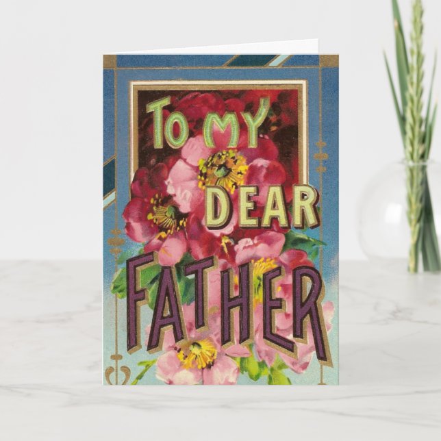 To my dear father... card (Front)