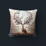 To My Deer Daughter Gift, Daughter Birthday Gift Throw Pillow<br><div class="desc">To My Deer Daughter Gift,  Daughter Birthday Gift</div>