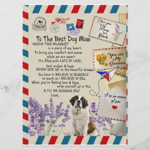 To My Dog Mom Gift, Dog Lover Gift, Mom Cute Gift Menu