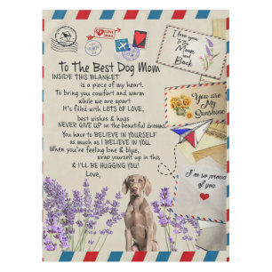 To My Dog Mom Gift, Mom Birthday Gift Idea Tablecloth