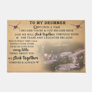 To My Drummer Doormat, Drum Player Gift Doormat