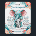 To My Elephant Daughter Gift, Daughter Birthday Door Sign<br><div class="desc">To My Elephant Daughter Gift,  Daughter Birthday</div>