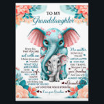 To My Elephant Daughter Gift, Daughter Birthday Menu<br><div class="desc">To My Elephant Daughter Gift,  Daughter Birthday</div>