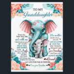 To My Elephant Daughter Gift, Daughter Birthday Menu<br><div class="desc">To My Elephant Daughter Gift,  Daughter Birthday</div>