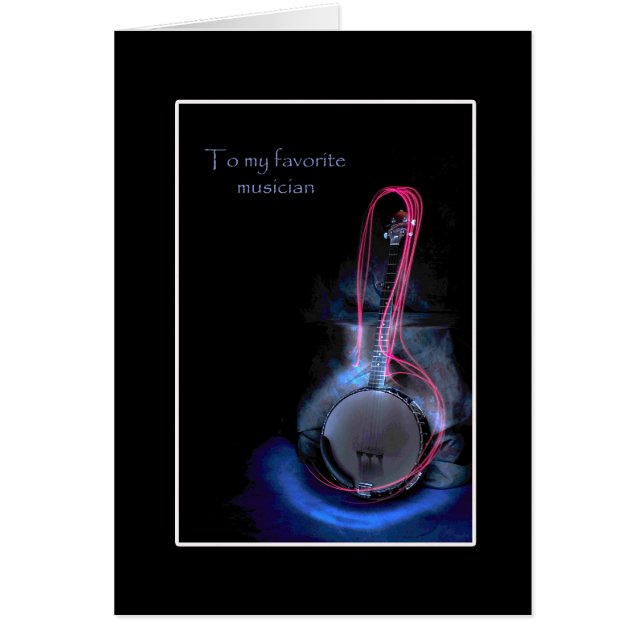 To my Favourite Musician (Front)