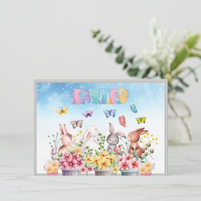 To My Friend On Easter Day Holiday Card (Standing Front)