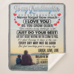 To My Granddaughter, Baby Girl Birthday Gift Idea Sherpa Blanket<br><div class="desc">To My Granddaughter,  Baby Girl Birthday Gift Idea</div>