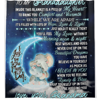 To My Granddaughter Elephant Birthday Gift Idea