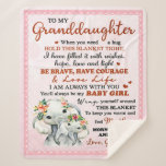 To My Granddaughter Elephant Birthday Gift Idea Sherpa Blanket<br><div class="desc">To My Granddaughter Elephant Birthday Gift Idea</div>