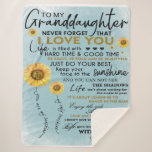 To My Granddaughter Gift, Grandkids Birthday Gift Sherpa Blanket<br><div class="desc">To My Granddaughter Gift,  Grandkids Birthday Gift</div>