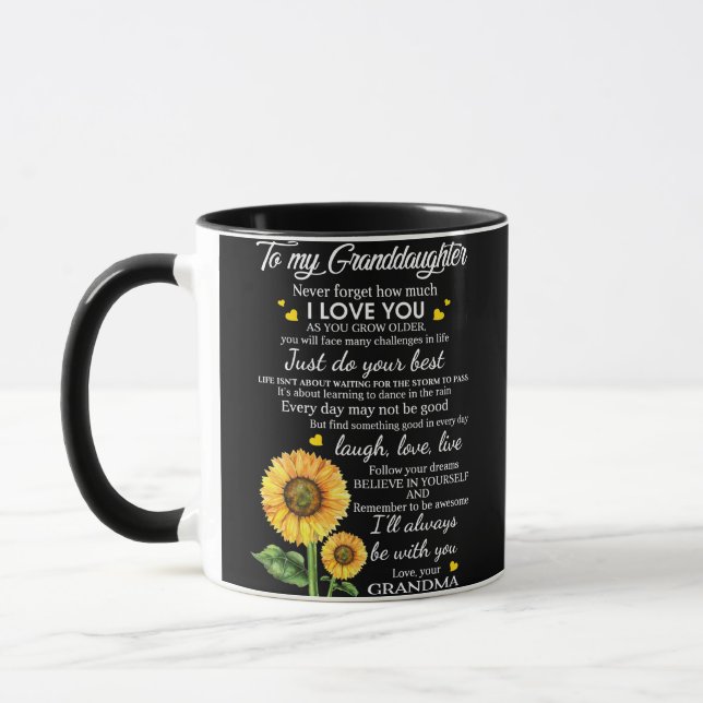 To My Granddaughter Mug (Left)