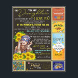 To My Granddaughter Sunflower Birthday Gift Idea Flyer<br><div class="desc">To My Granddaughter Sunflower Birthday Gift Idea</div>