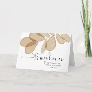 To My Groom Husband Wedding Day Getting Married Card