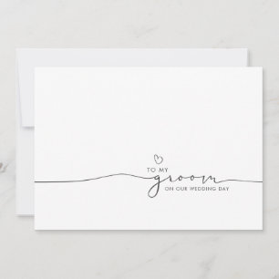 To My Groom On Our Wedding Day Cute Message