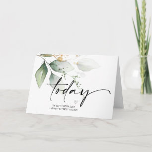 To My Groom On Our Wedding Day from Bride Married Card