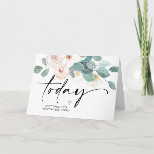To My Groom On Our Wedding Day from Bride Married Card