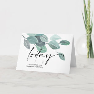 To My Groom On Our Wedding Day from Bride Married Card