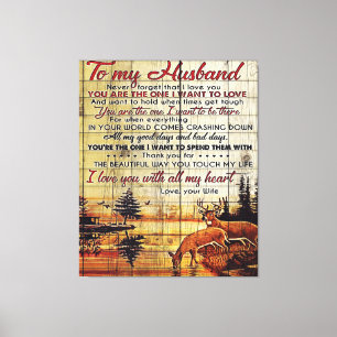 To my Husband Beautiful Family Decor Gift