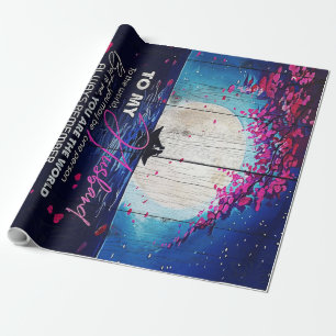 To My Husband Birthday Gift Letter To Husband Wrapping Paper