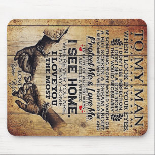 To My Husband Birthday Gift To Husband Mouse Pad