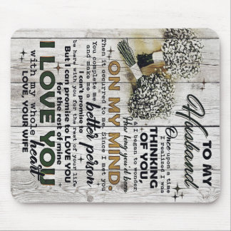To my Husband | Cute Family Present Mouse Pad
