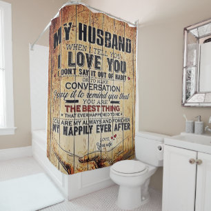 To My Husband Decor, Love Quotes Letter