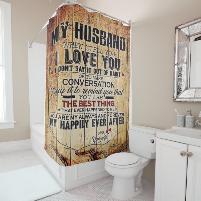 To My Husband Decor, Love Quotes Letter (In Situ)