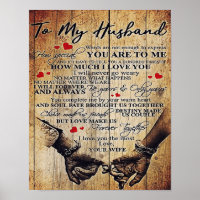 To My Husband Design | Letter To Him | Lovely Gift