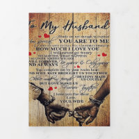To My Husband Design | Letter To Him | Lovely Gift