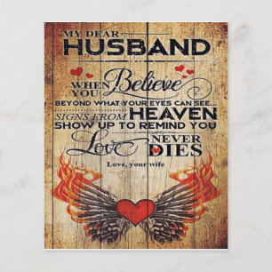 To My Husband Design Love Letter Gift To Him