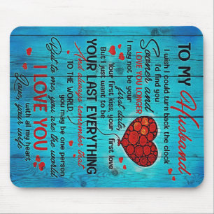 To My Husband Design   Love Quotes To Husband Mouse Pad
