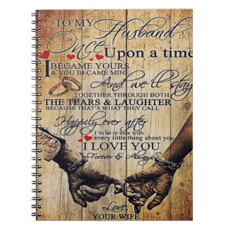 To My Husband Design, To My Husband Gift Notebook