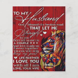 To My Husband Gift, Best Holiday Present Flyer