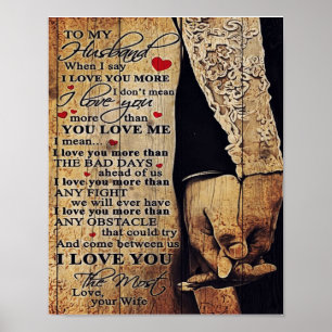 To My Husband Gift, Indoor Decor