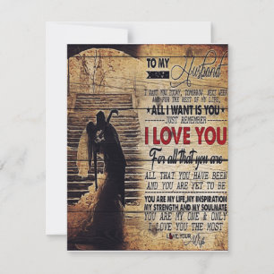 To My Husband Gift, New House Decor Invitation