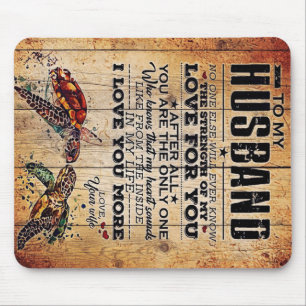 To My Husband Love Quotes To Husband Mouse Pad