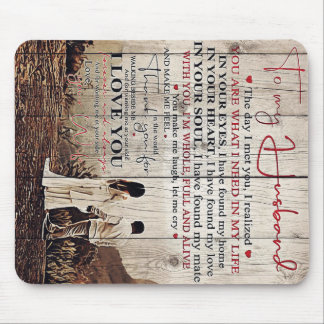To my Husband | Lovely Husband Gift Mouse Pad