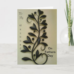 To My Husband on Father's Day Card