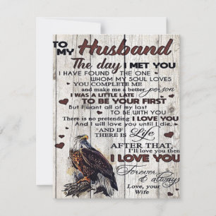 To My Husband Present   Cool New Home Gift   Invitation