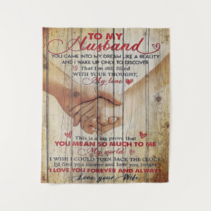 To My Husband Present   New Apartment Decor   Tapestry